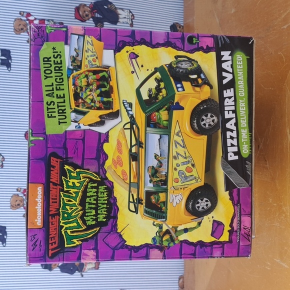 Teenage Mutant Ninja Turtles Mutant Mayem Pizzafire Van Empty Box - Picture 2 of 9